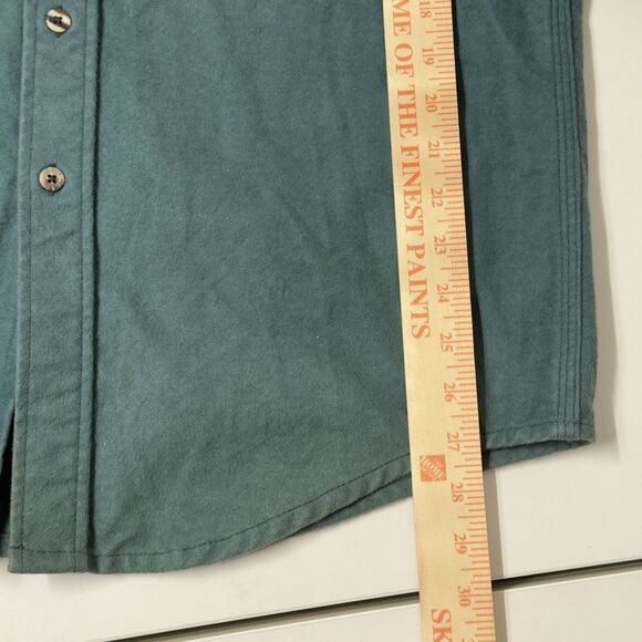 Vtg Carhartt Rugged Outdoor Wear Button Down Shirt Canvas Workwear Faded Men M - Picture 7 of 10